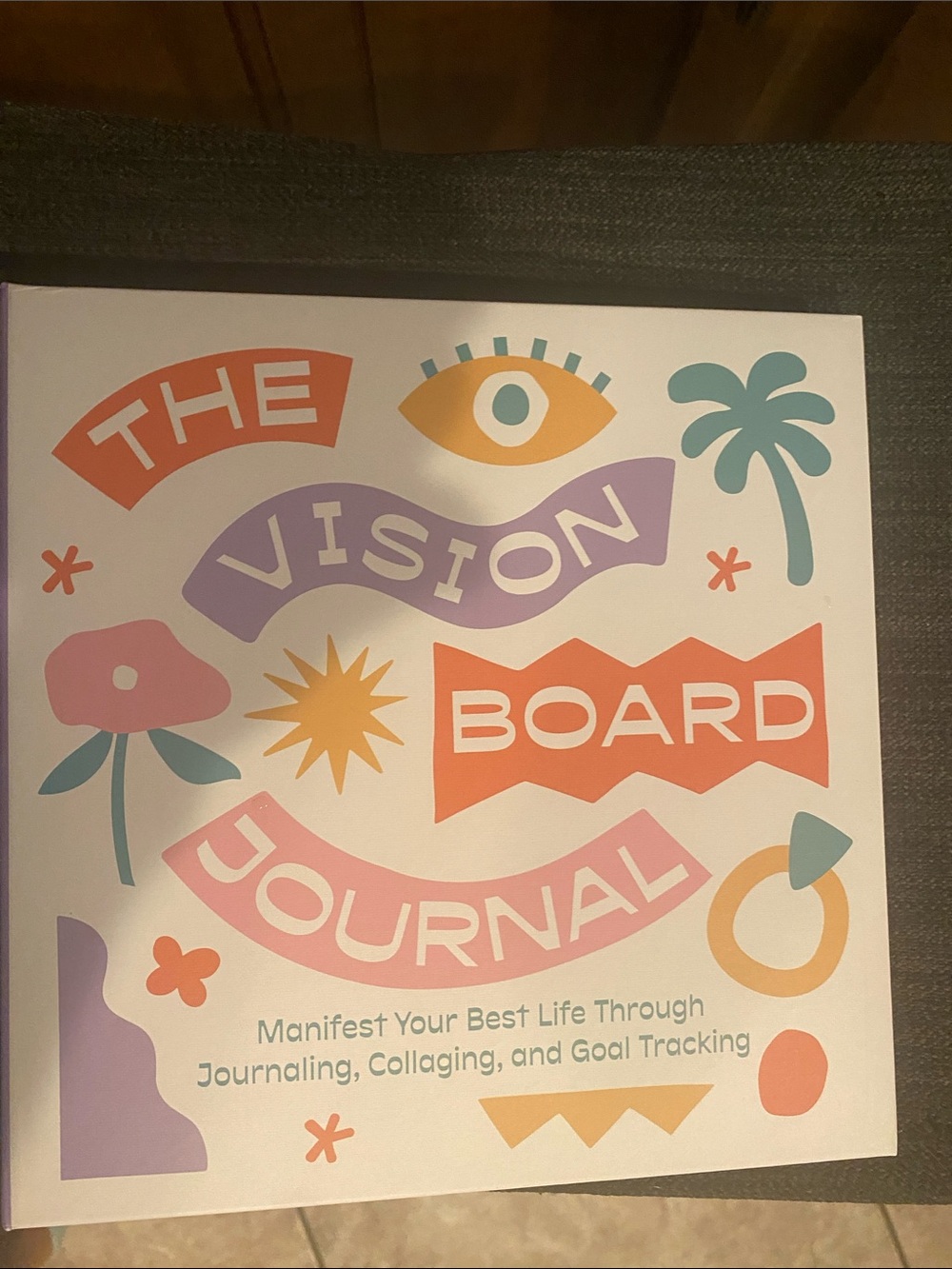 The Vision Board Journal — Pastel Multi-Color Wall Art Accent